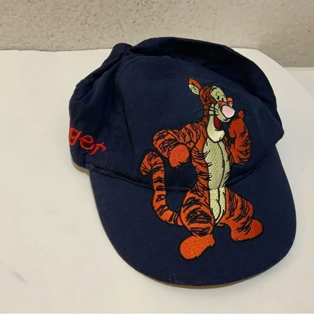 Tigger Vintage Navy Blue Cotton Snapback Hat